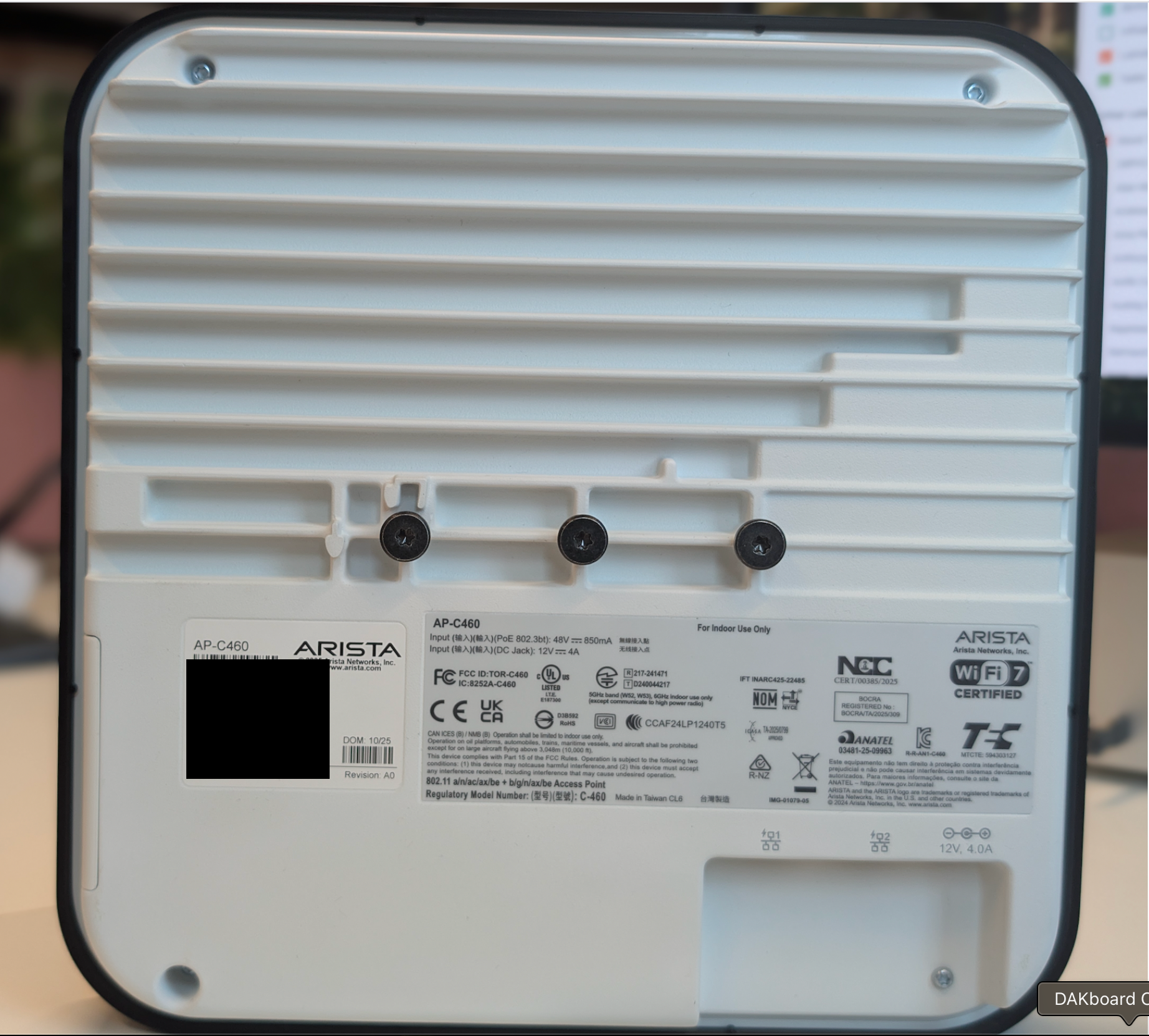 Arista C460 WiFi 7 cover